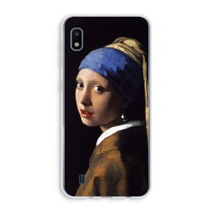 CaseCompany The Pearl Earring: Samsung Galaxy A10 Transparant Hoesje