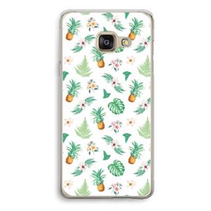 CaseCompany Ananas bladeren: Samsung Galaxy A3 (2016) Transparant Hoesje