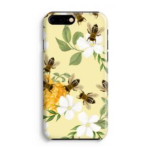 CaseCompany No flowers without bees: Volledig Geprint iPhone 7 Plus Hoesje