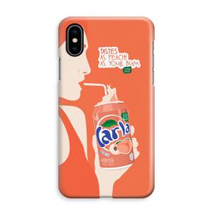 CaseCompany Peach please!: iPhone XS Max Volledig Geprint Hoesje