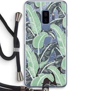 CaseCompany This Sh*t Is Bananas: Samsung Galaxy S9 Plus Transparant Hoesje met koord