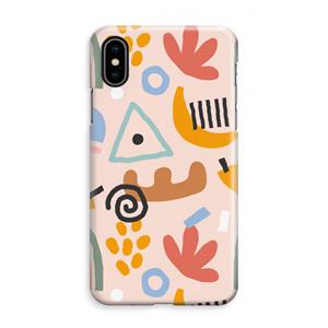 CaseCompany Abstract: iPhone XS Max Volledig Geprint Hoesje