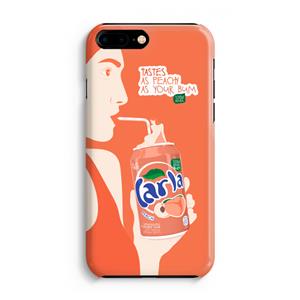 CaseCompany Peach please!: Volledig Geprint iPhone 7 Plus Hoesje