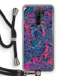 CaseCompany Sleeping Dreams: Xiaomi Redmi 9 Transparant Hoesje met koord