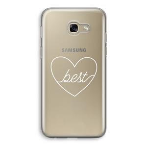 CaseCompany Best heart pastel: Samsung Galaxy A5 (2017) Transparant Hoesje