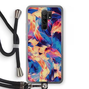 CaseCompany Tuesday Night: Xiaomi Redmi 9 Transparant Hoesje met koord