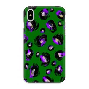 CaseCompany Green Cheetah: iPhone XS Tough Case