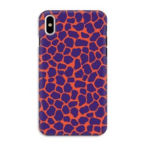 CaseCompany Purple Giraffe: iPhone XS Tough Case