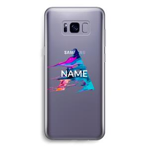 CaseCompany Abstract Spectrum: Samsung Galaxy S8 Transparant Hoesje