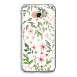 CaseCompany Botanical sweet flower heaven: Samsung Galaxy A5 (2017) Transparant Hoesje