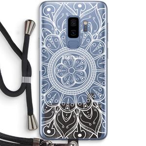 CaseCompany Roses Are Red: Samsung Galaxy S9 Plus Transparant Hoesje met koord