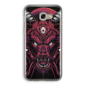 CaseCompany Hell Hound and Serpents: Samsung Galaxy A5 (2017) Transparant Hoesje