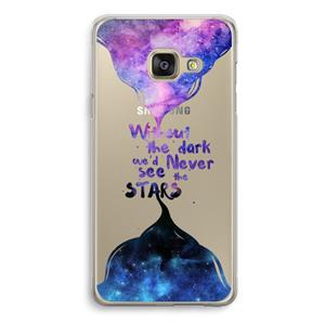 CaseCompany Stars quote: Samsung Galaxy A3 (2016) Transparant Hoesje