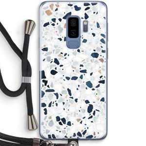 CaseCompany Terrazzo N°1: Samsung Galaxy S9 Plus Transparant Hoesje met koord