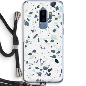 CaseCompany Terrazzo N°2: Samsung Galaxy S9 Plus Transparant Hoesje met koord