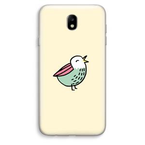 CaseCompany Birdy: Samsung Galaxy J7 (2017) Transparant Hoesje