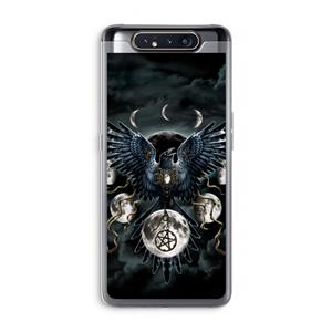 CaseCompany Sinister Wings: Samsung Galaxy A80 Transparant Hoesje