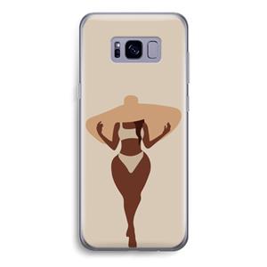 CaseCompany Let's get salty: Samsung Galaxy S8 Transparant Hoesje