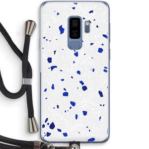 CaseCompany Terrazzo N°5: Samsung Galaxy S9 Plus Transparant Hoesje met koord