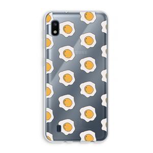 CaseCompany Bacon to my eggs #1: Samsung Galaxy A10 Transparant Hoesje