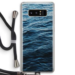 CaseCompany Oceaan: Samsung Galaxy Note 8 Transparant Hoesje met koord