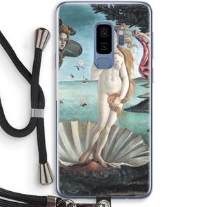 CaseCompany Birth Of Venus: Samsung Galaxy S9 Plus Transparant Hoesje met koord