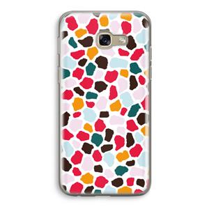 CaseCompany Colored Giraffe: Samsung Galaxy A5 (2017) Transparant Hoesje