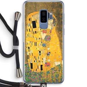 CaseCompany Der Kuss: Samsung Galaxy S9 Plus Transparant Hoesje met koord