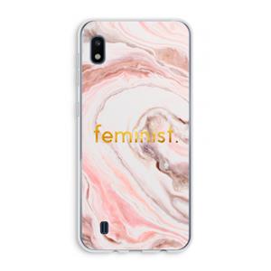 CaseCompany Feminist: Samsung Galaxy A10 Transparant Hoesje