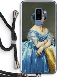CaseCompany Eleonore: Samsung Galaxy S9 Plus Transparant Hoesje met koord