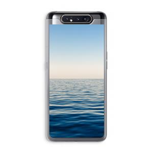 CaseCompany Water horizon: Samsung Galaxy A80 Transparant Hoesje
