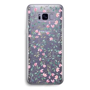 CaseCompany Sierlijke bloemen: Samsung Galaxy S8 Transparant Hoesje