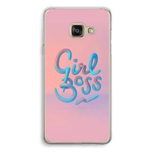CaseCompany Girl boss: Samsung Galaxy A3 (2016) Transparant Hoesje