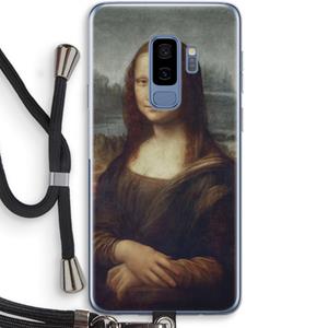 CaseCompany Mona Lisa: Samsung Galaxy S9 Plus Transparant Hoesje met koord