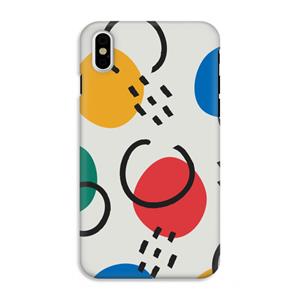 CaseCompany Illustratieve pop 3: iPhone XS Tough Case