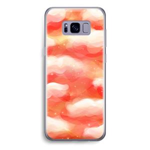 CaseCompany Lichte Wolken: Samsung Galaxy S8 Transparant Hoesje