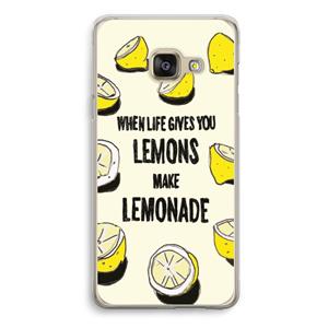 CaseCompany Lemonade: Samsung Galaxy A3 (2016) Transparant Hoesje