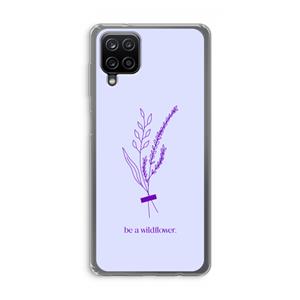 CaseCompany Be a wildflower: Samsung Galaxy A12 Transparant Hoesje