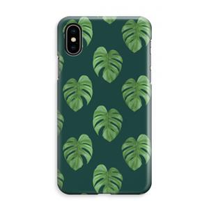 CaseCompany Monstera leaves: iPhone XS Max Volledig Geprint Hoesje