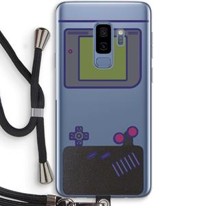 CaseCompany Game On: Samsung Galaxy S9 Plus Transparant Hoesje met koord