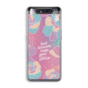 CaseCompany Good stories: Samsung Galaxy A80 Transparant Hoesje