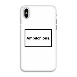 CaseCompany Ambitchious: iPhone XS Tough Case