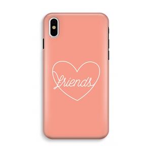 CaseCompany Friends heart: iPhone XS Tough Case