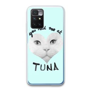 CaseCompany You had me at tuna: Xiaomi Redmi 10 Transparant Hoesje