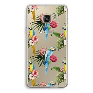 CaseCompany Kleurrijke papegaaien: Samsung Galaxy A3 (2016) Transparant Hoesje