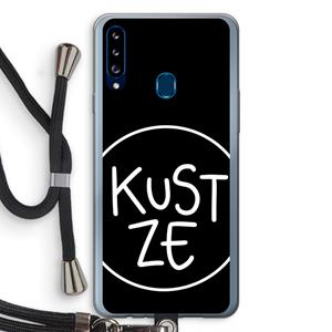 CaseCompany KUST ZE: Samsung Galaxy A20s Transparant Hoesje met koord