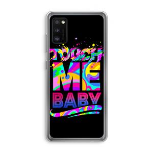 CaseCompany Touch Me: Samsung Galaxy A41 Transparant Hoesje