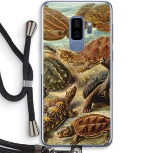 CaseCompany Haeckel Chelonia: Samsung Galaxy S9 Plus Transparant Hoesje met koord