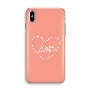 CaseCompany Best heart: iPhone XS Tough Case