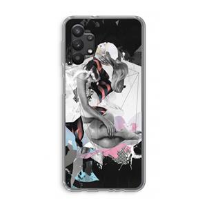 CaseCompany Camouflage de sommeil: Samsung Galaxy A32 5G Transparant Hoesje